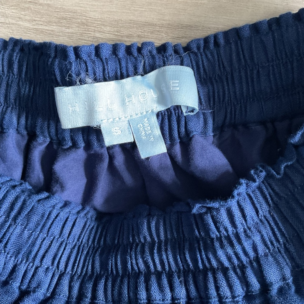 Hill House Navy Linen Paz Skirt and Top, small - Picture 3 of 3